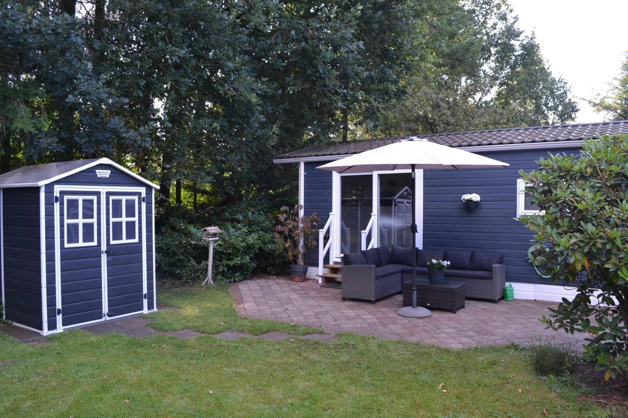 Modern Chalet In De Bossen Van De Veluwe เอเปอ ภายนอก รูปภาพ